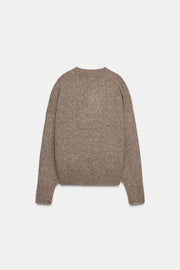 Pull doux en maille décolleté en V