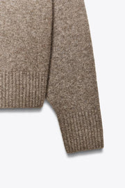 Pull doux en maille décolleté en V