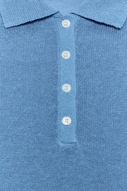 Polo en maille sans manches