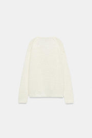 Pull en maille à décolleté en V
