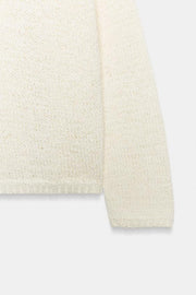 Pull en maille à décolleté en V