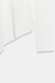Pull long en maille asymétrique