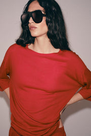 Top oversize en maille
