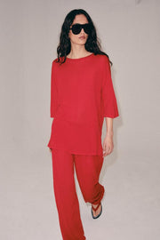 Pantalon bouffant en maille