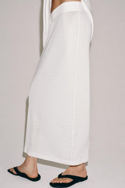 Jupe midi en maille