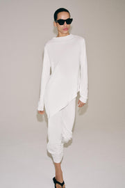 Jupe midi en maille