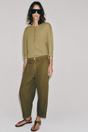 Pantalon coupe barrel ZW Collection