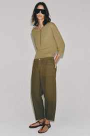 Pantalon coupe barrel ZW Collection