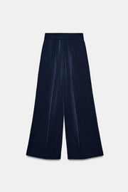 Pantalon fluide satiné
