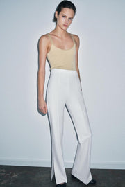 Pantalon coupe évasée à fentes ZW Collection