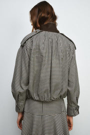 Bomber à carreaux ZW Collection