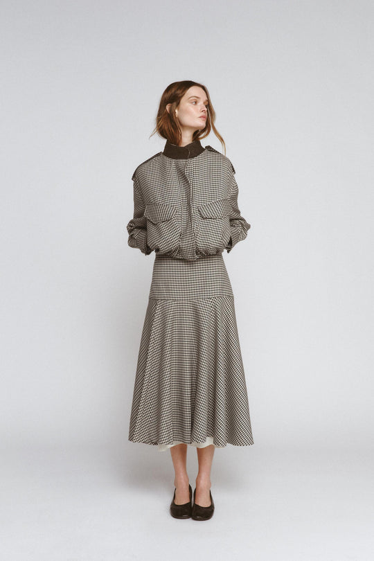 Bomber à carreaux ZW Collection