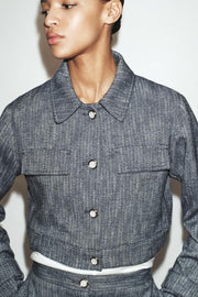 Veste courte structurée