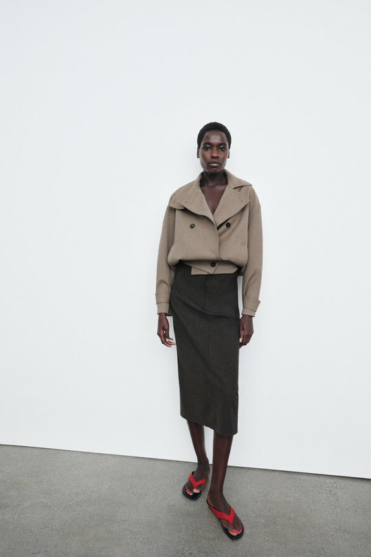 Jupe midi droite ZW Collection