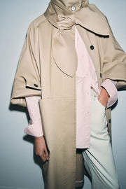 Trench oversize effet foulard ZW Collection Édition limitée