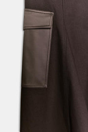 Jupe midi cargo avec ceinture