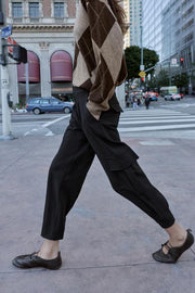 Pantalon carotte cargo