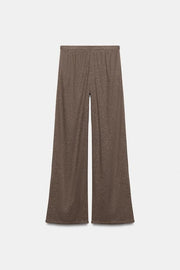 Pantalon droit texturé