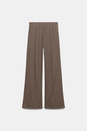 Pantalon droit texturé
