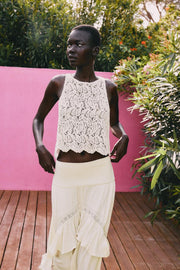 Top court au crochet