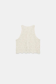 Top court au crochet