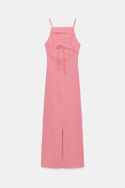 Robe midi crayon drapée
