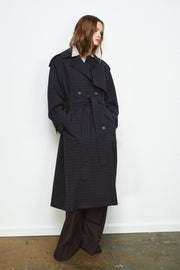 Trench à carreaux ZW Collection Édition limitée