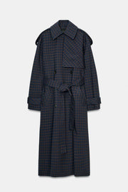 Trench à carreaux ZW Collection Édition limitée