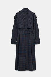 Trench à carreaux ZW Collection Édition limitée
