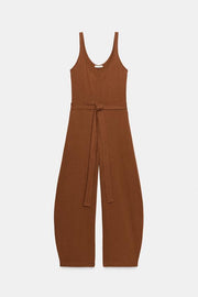 Combinaison en coton épais avec ceinture