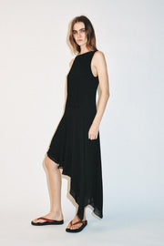 Robe midi asymétrique