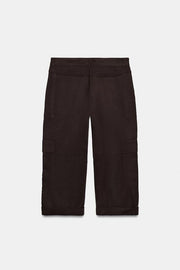 Pantalon cargo capri