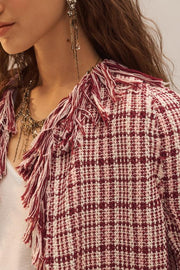 Veste structurée à franges Édition limitée