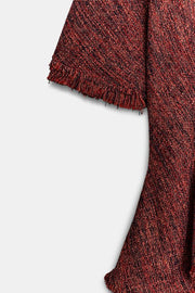 Top peplum effiloché ZW Collection