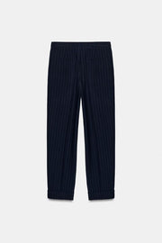 Pantalon à fines rayures
