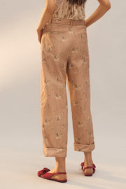 Pantalon imprimé à fleurs Édition limitée