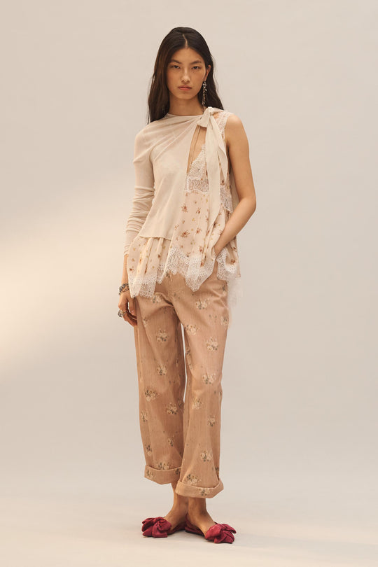 Pantalon imprimé à fleurs Édition limitée