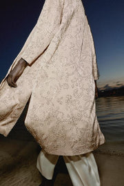 Veste kimono à sequins