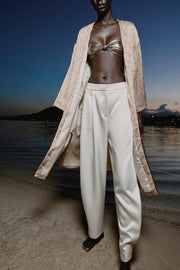 Veste kimono à sequins