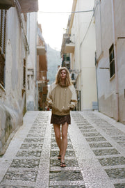 Blouson contrasté matelassé