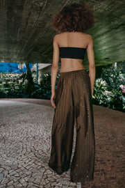 Pantalon fluide à sequins