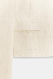Blazer en tissu texturé