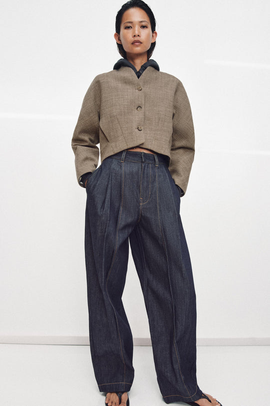Veste courte en laine ZW Collection