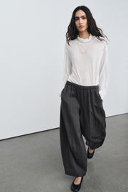 Pantalon coupe barrel ZW Collection