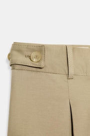 Pantalon taille basse à passants latéraux