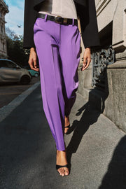 Pantalon droit avec ceinture