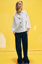 Chemise en lin à manches larges