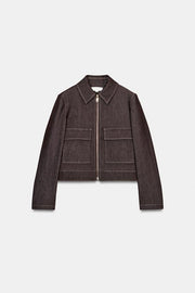 Veste courte à poches à rabat