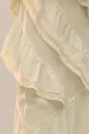 Robe à volants en dentelle Édition limitée
