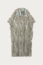 Robe tunique en jacquard à sequins Marisa Berenson x